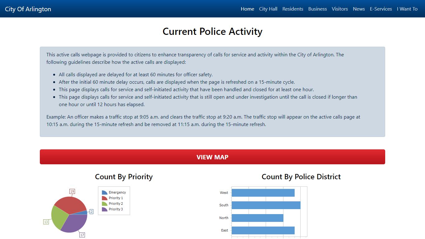 Arlington Police Department - Police Incidents